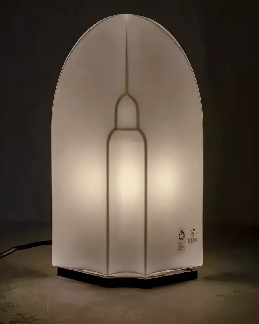 Настольная лампа Tiki от Кадзухиде Такахамы для Leucos, Италия, 1983