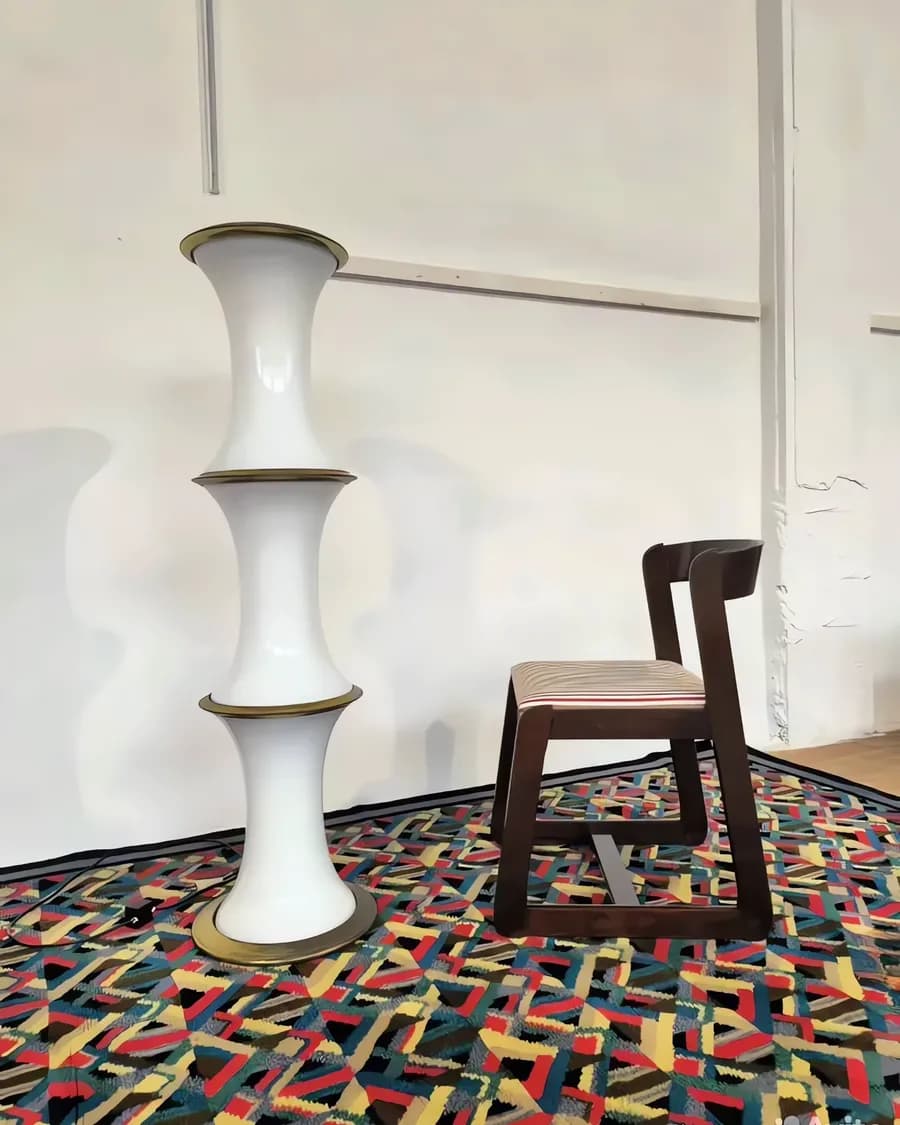 Винтажный торшер Enrico Tronconi для Vistosi, Италия, 1970-е