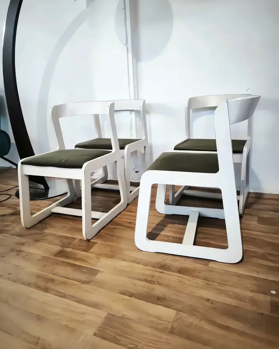 Сет из 5 винтажных стульев авторства Марио Сабота, Италия, 1970-е