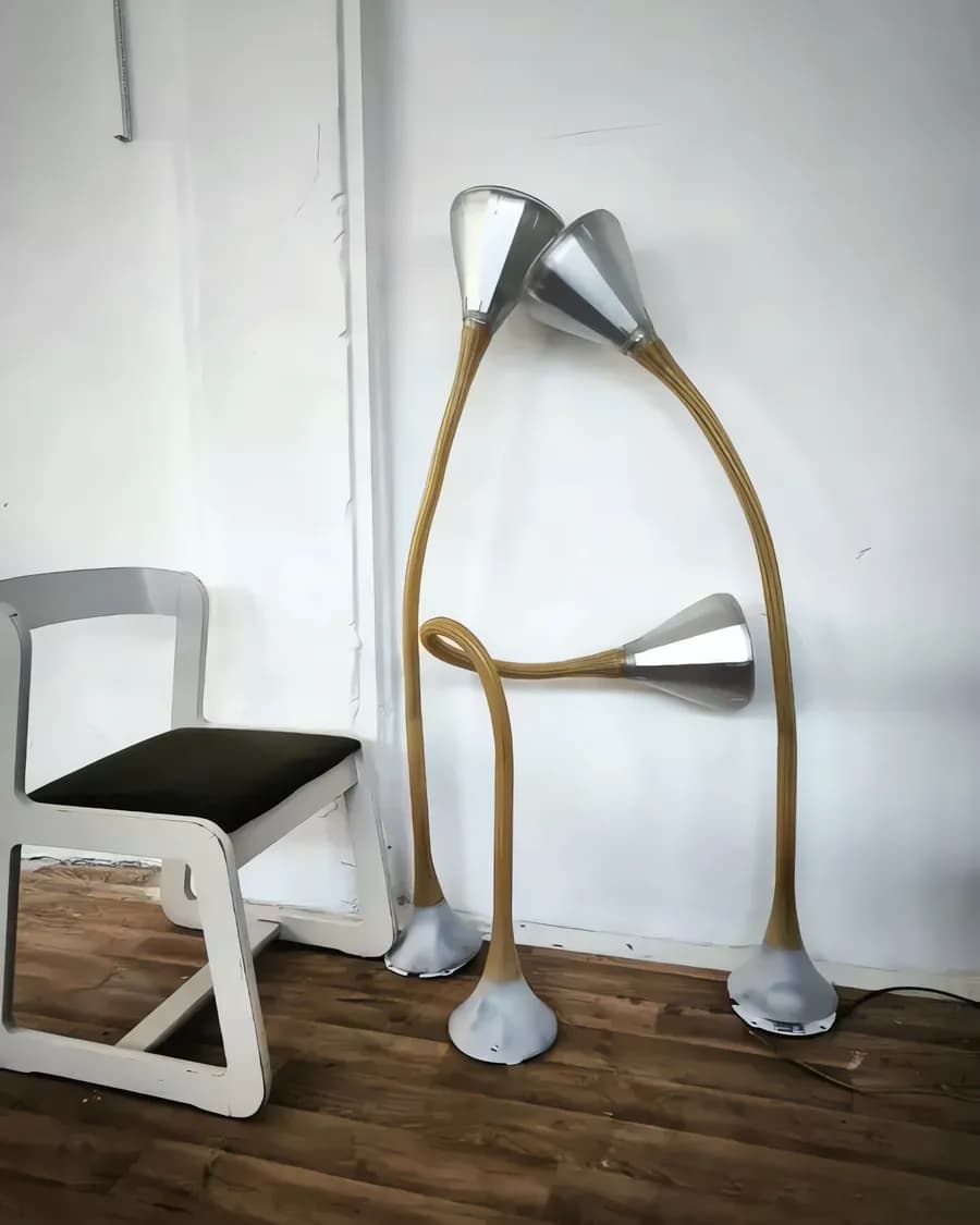 Напольный светильник Pipe от Herzog & de Meuron для Artemide, Италия