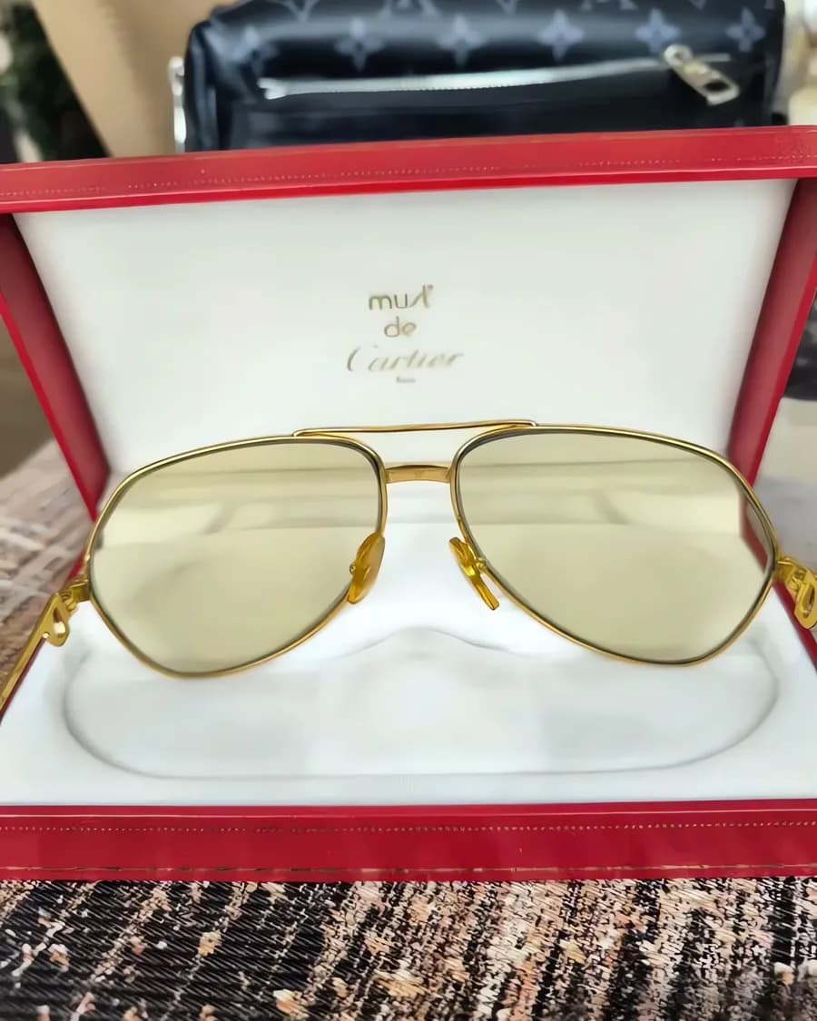 Винтажные солнцезащитные очки Cartier Vendome