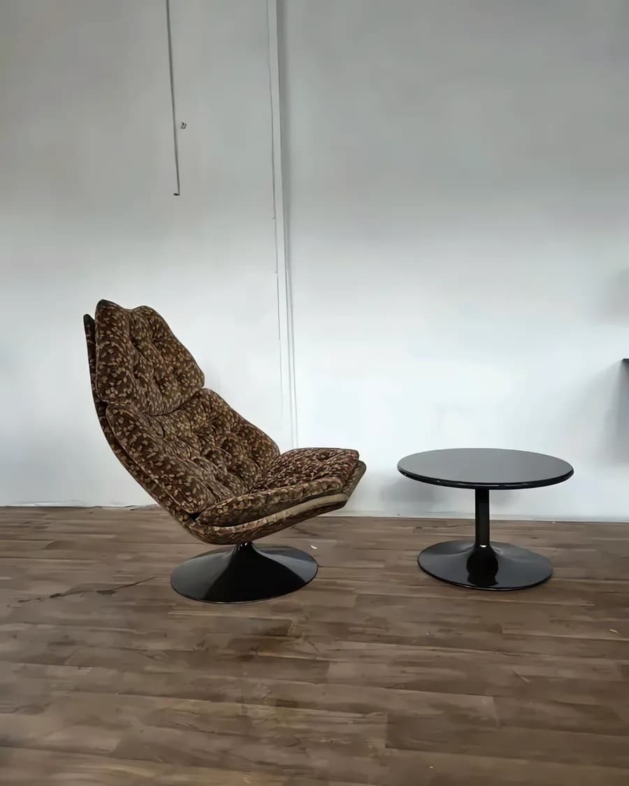 Кресло модели F588 работы Джеффри Харкорта для Artifort, 1960-е