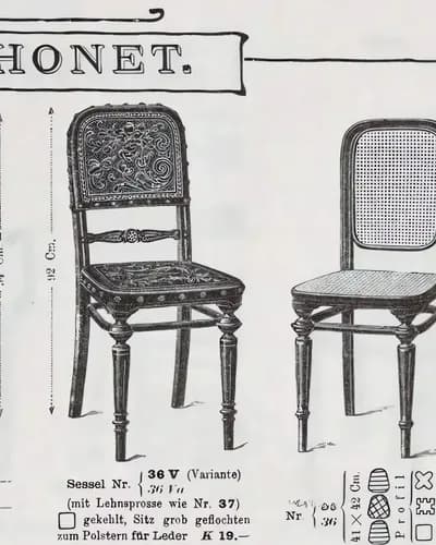 Антикварные стулья Thonet, модель №36, Вена — 04.webp (enhanced)